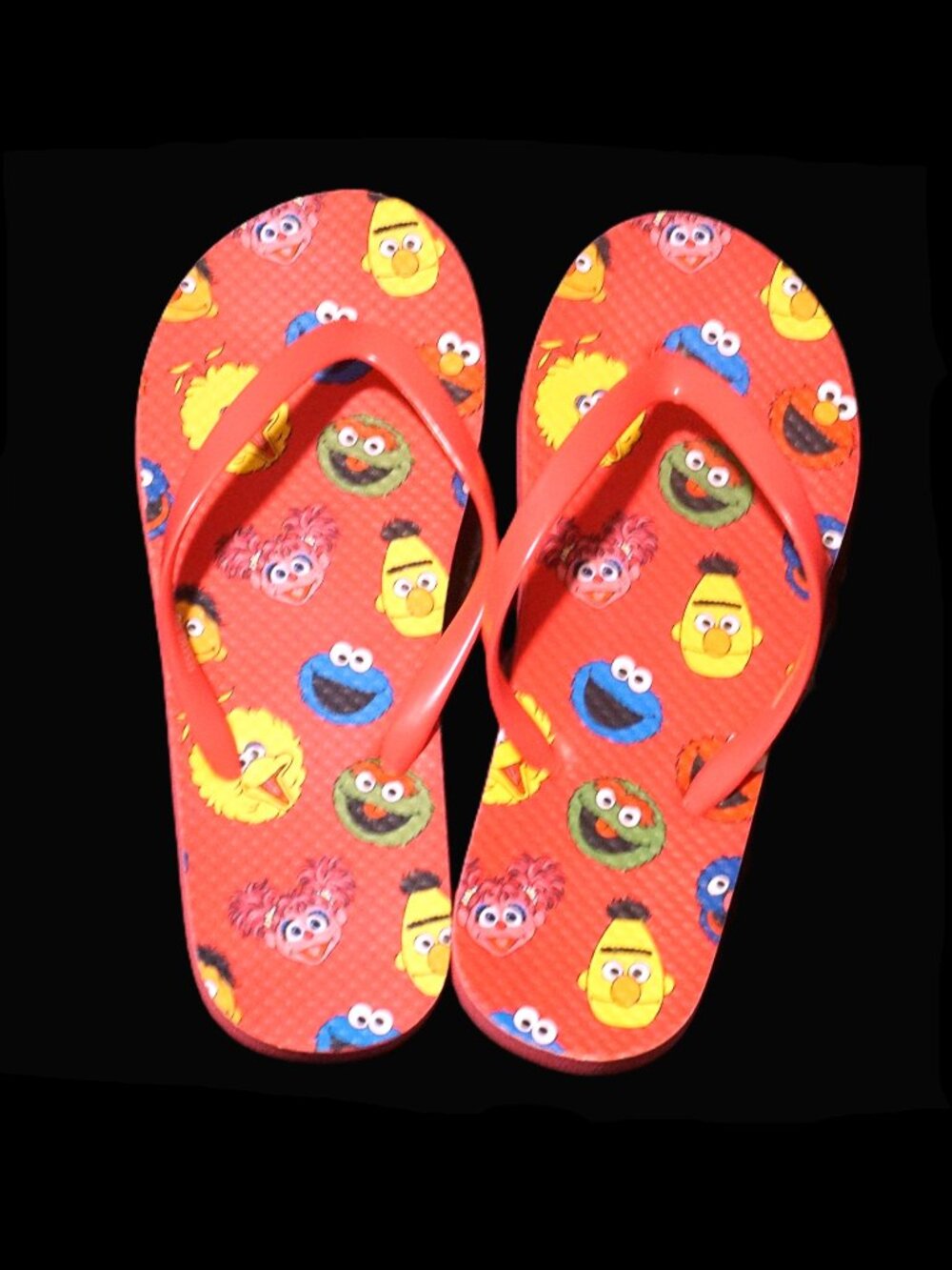 Sesame Street Hot Pink Flip Flops Women’s Size 6.5